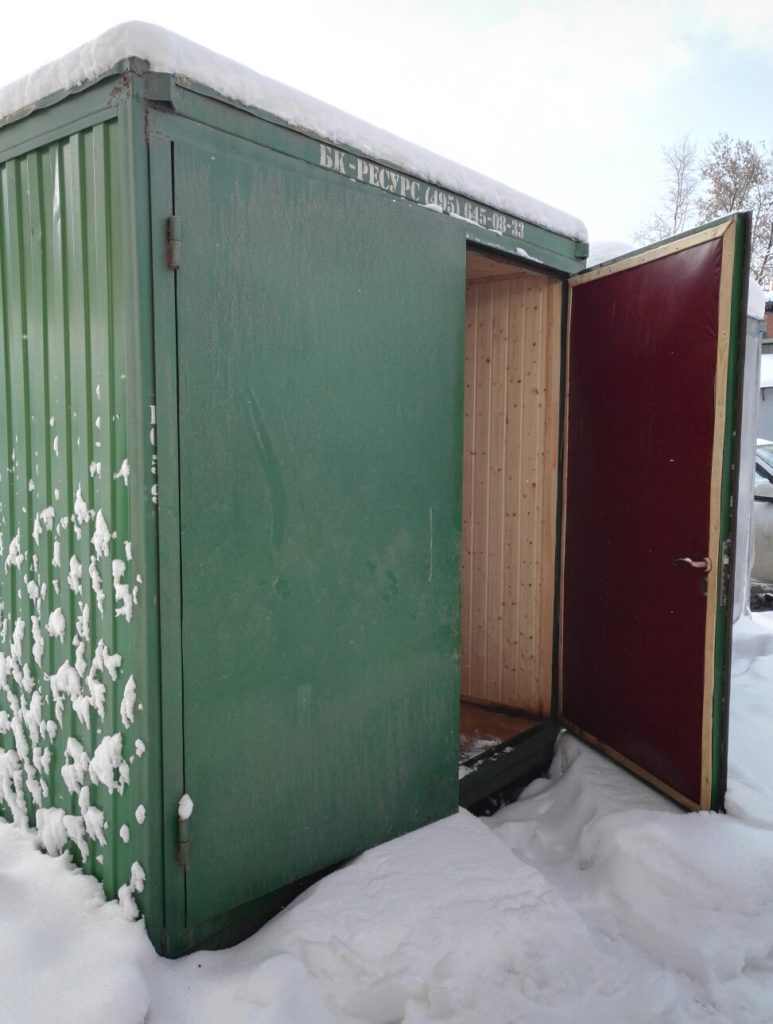 БЛОК-КОНТЕЙНЕР СК-01 «СКЛАД» ОТДЕЛКА ВАГОНКА