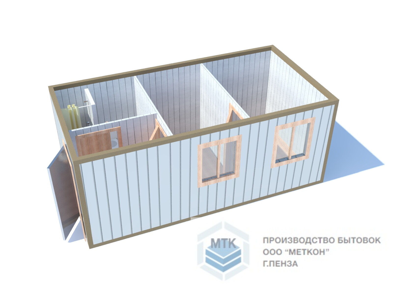 Бытовка 3х6 для сезонного проживания