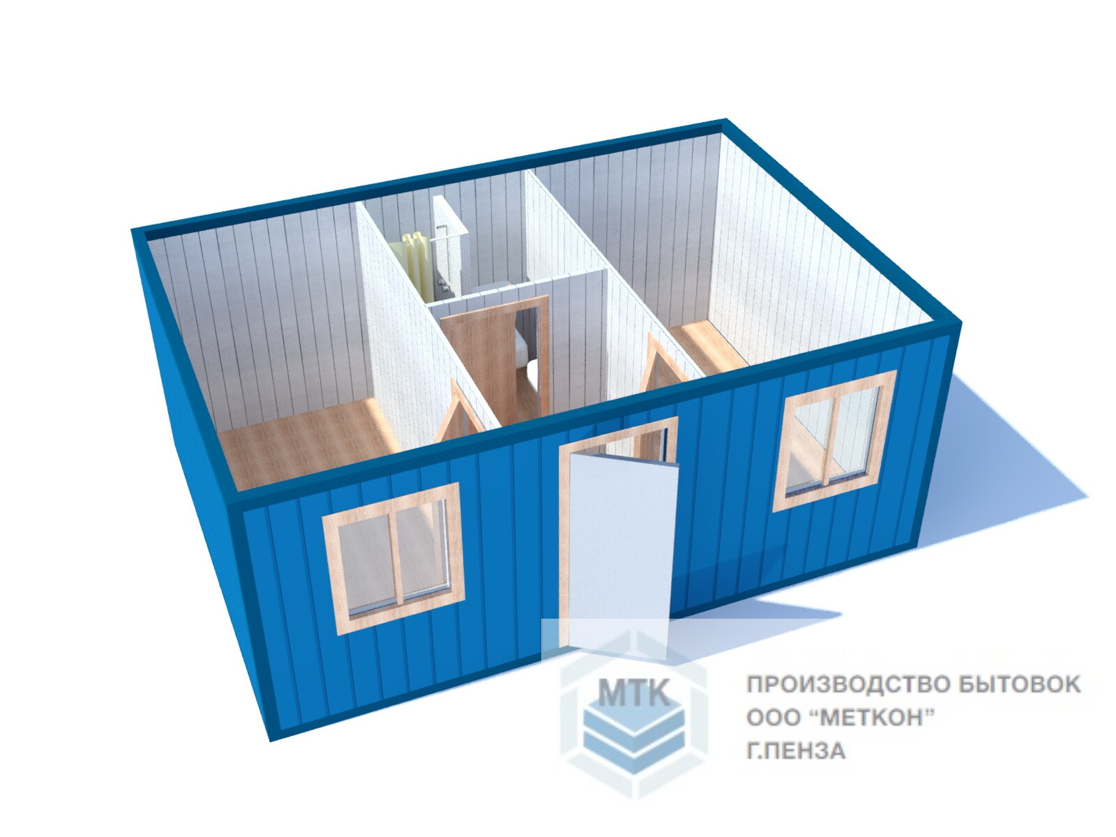 Бытовка 6 на 2,4 для вахтовиков