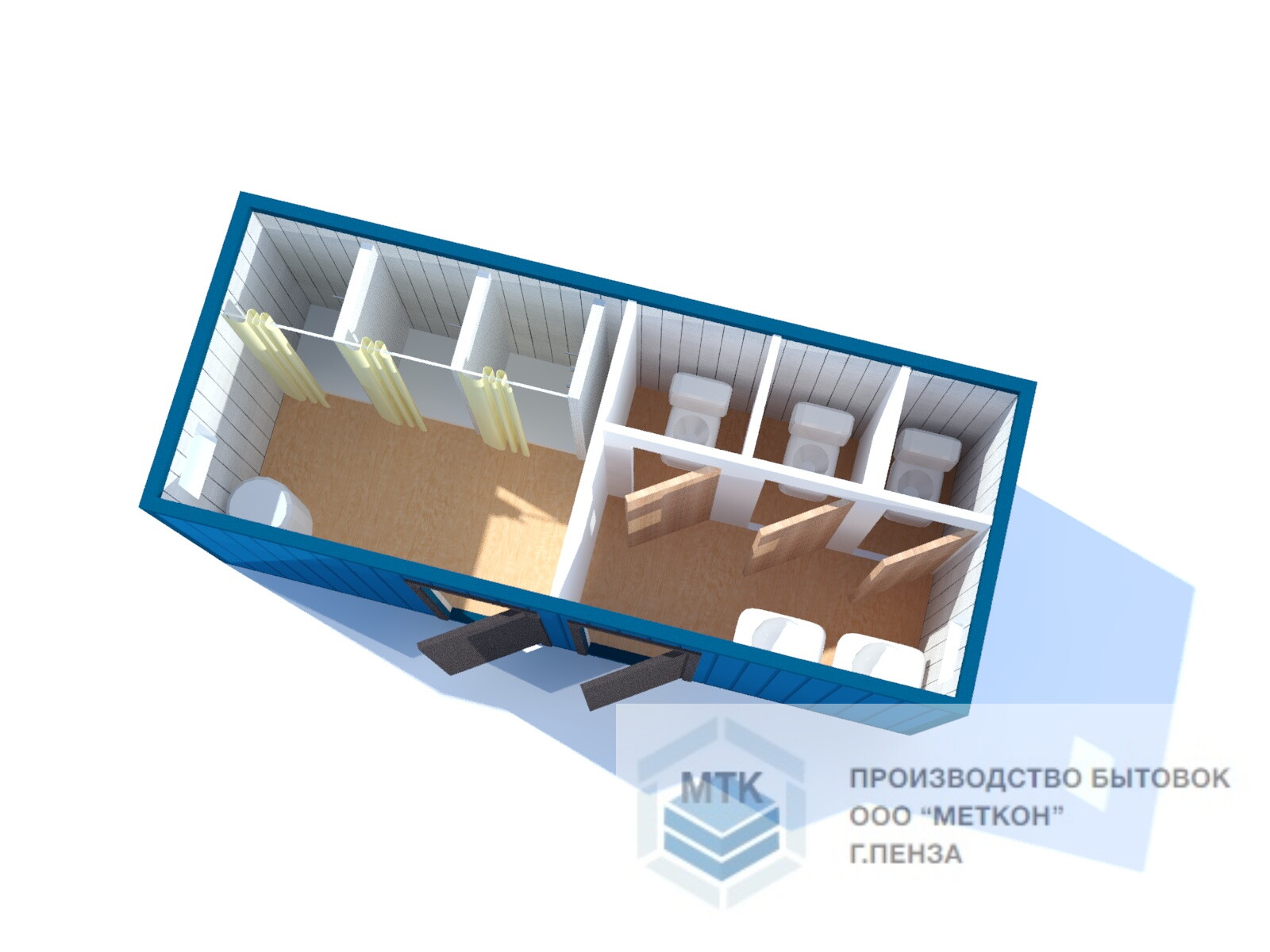 Сантехнический блок-контейнер СТ-31