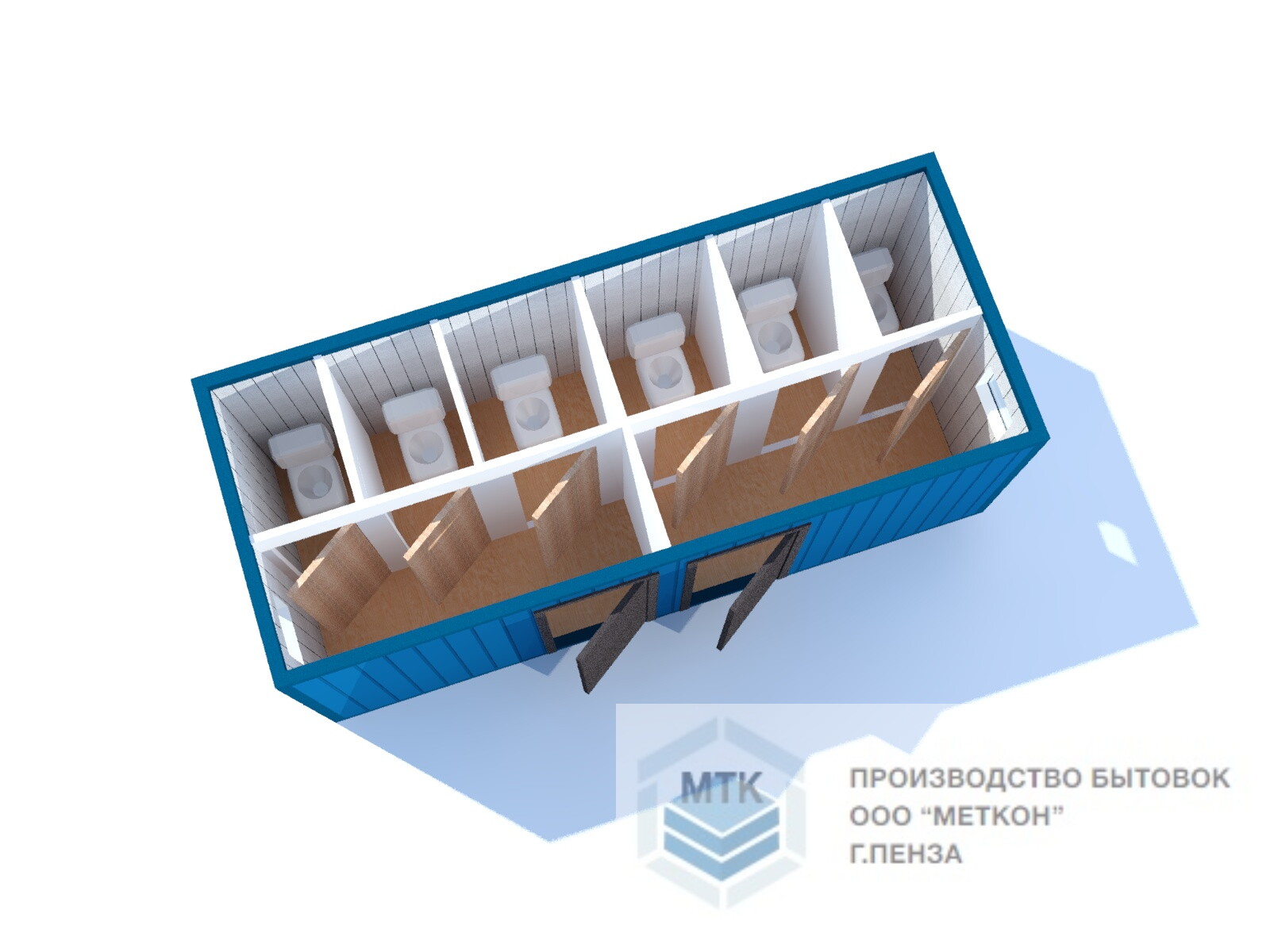 Сантехнический блок-контейнер СТ-33